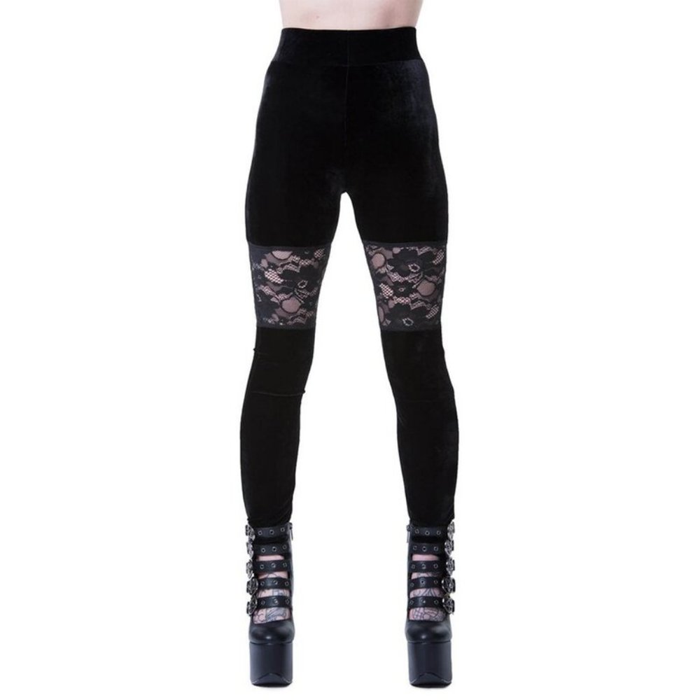 Killstar Rose Merry Leggings sz L